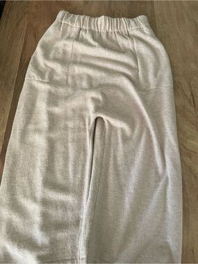 Amente Cashmere Wool Blend Pants Light Tan Small Medium